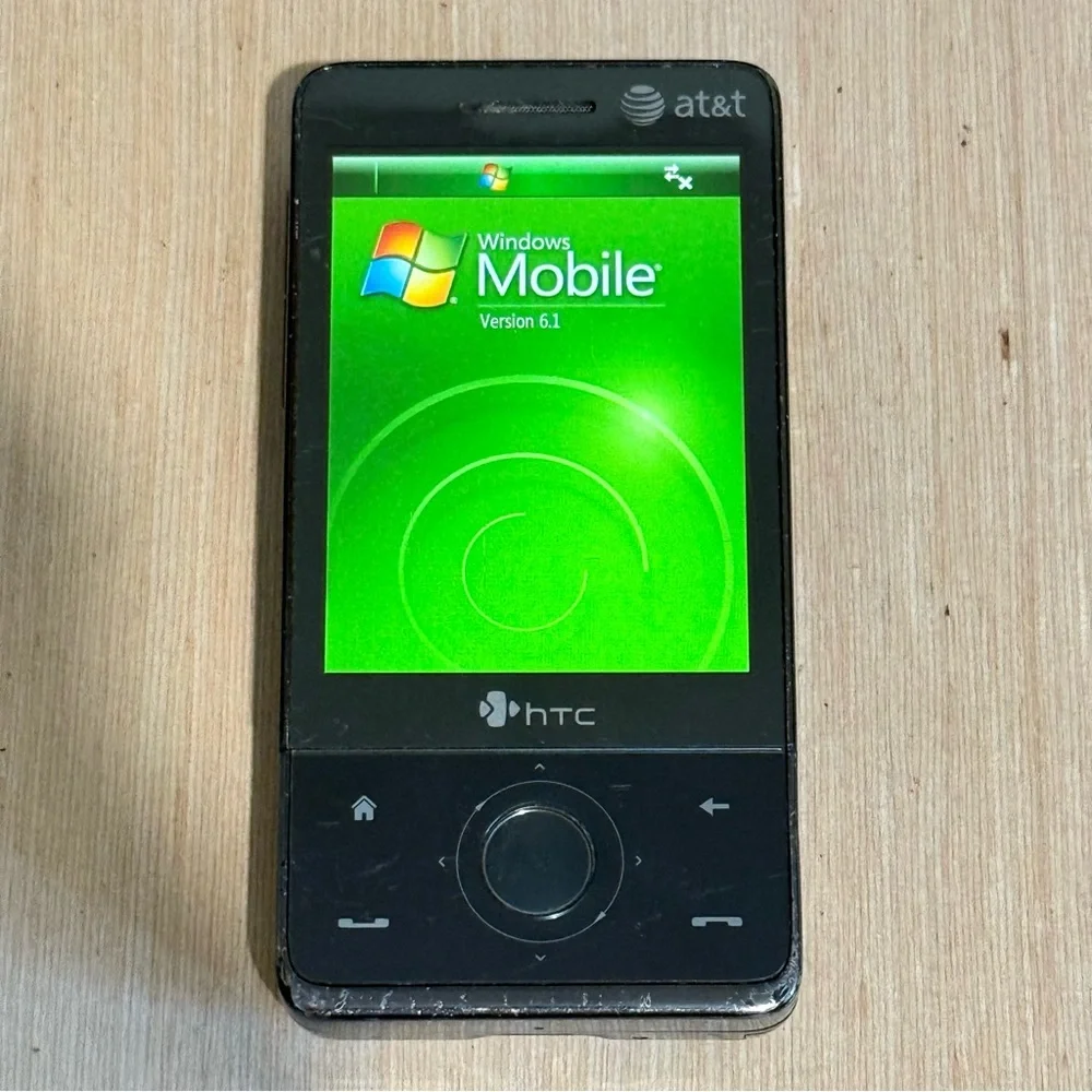 HTC Touch Pro Model:P4600 Black“AT&T”Rare Smartphone w/Charge-Pen Read Buy AsIs